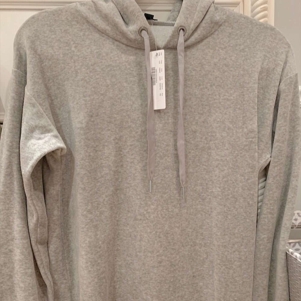 J. Crew Size XS Thin Velvet Hoodie